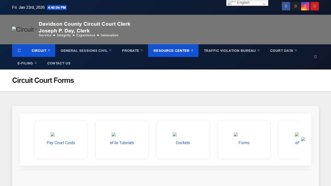 Circuit Court Forms – Circuit Court Clerk